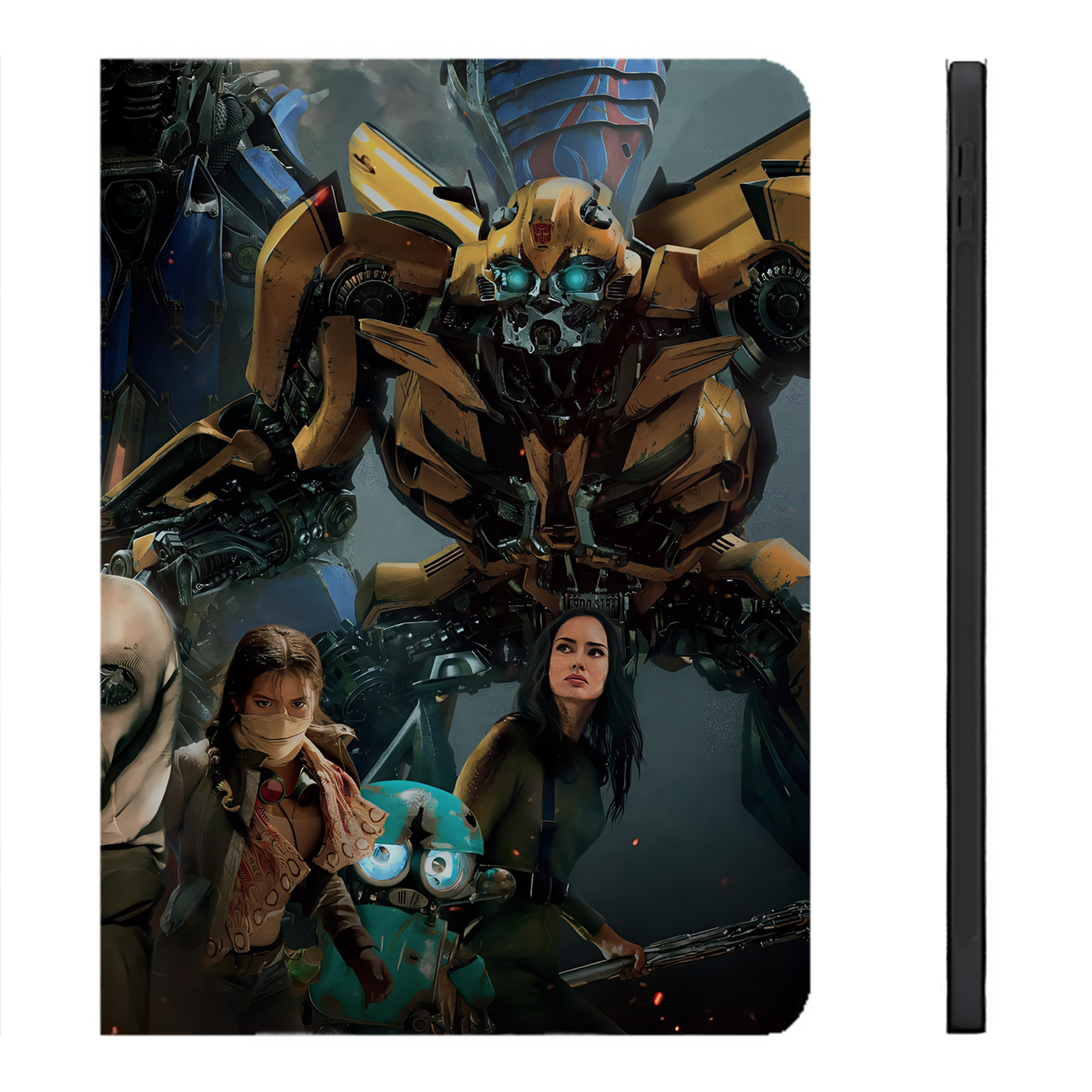 （画像用） Transformers トランスフォーマー IPadケース ペンホルダー付き ブックスタイルデザイン